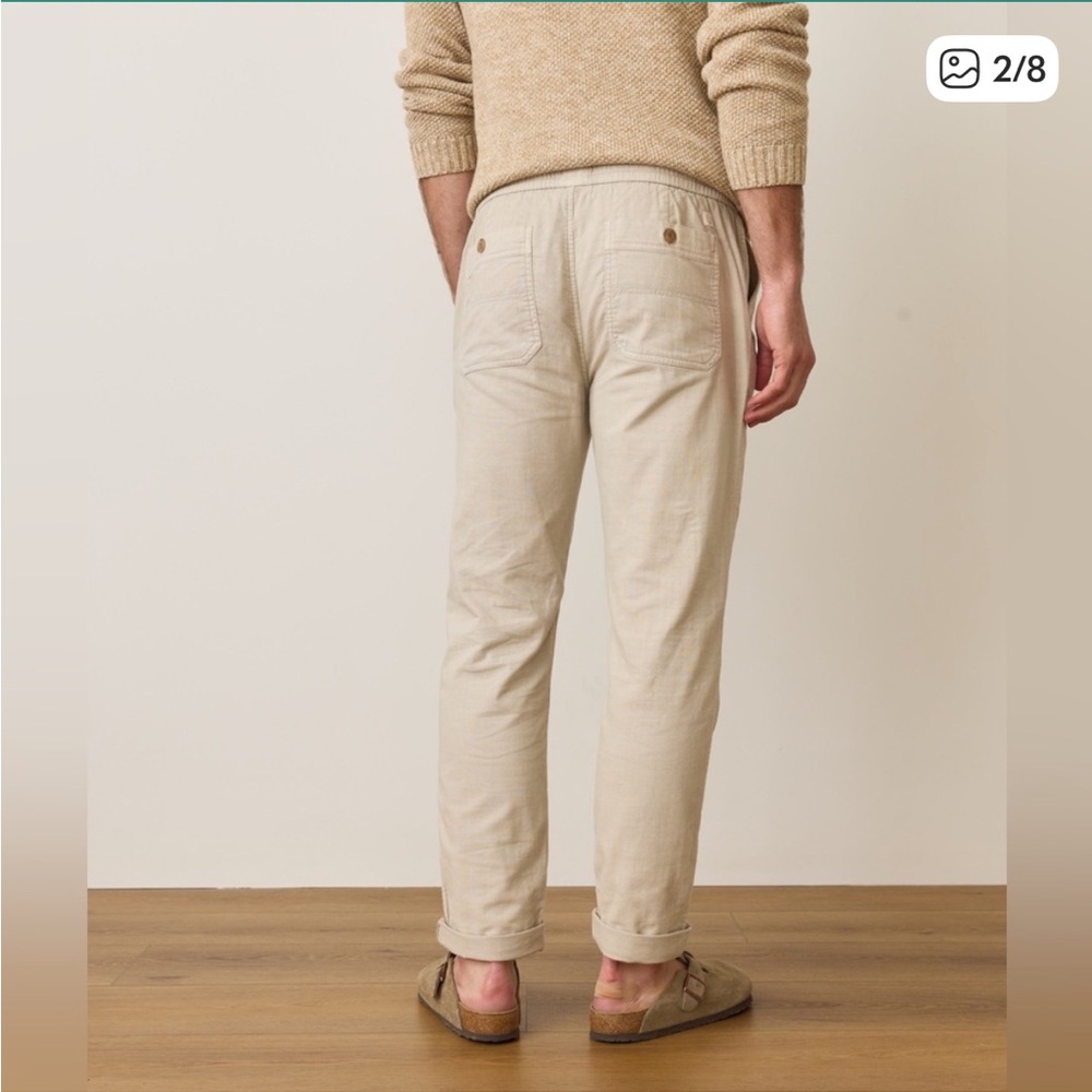 Marine Layer Beige Drawstring Pants - image 2